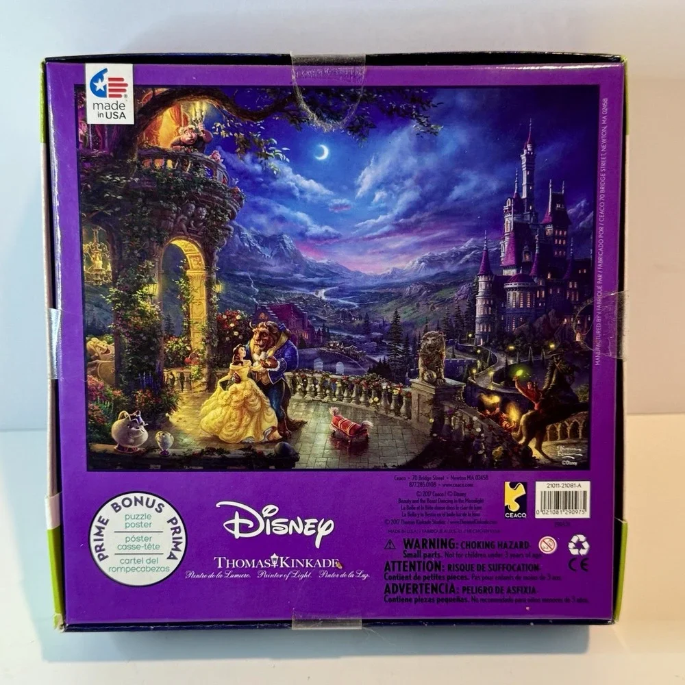 Disney Thomas‎ Kinkade Beauty and the Beast 